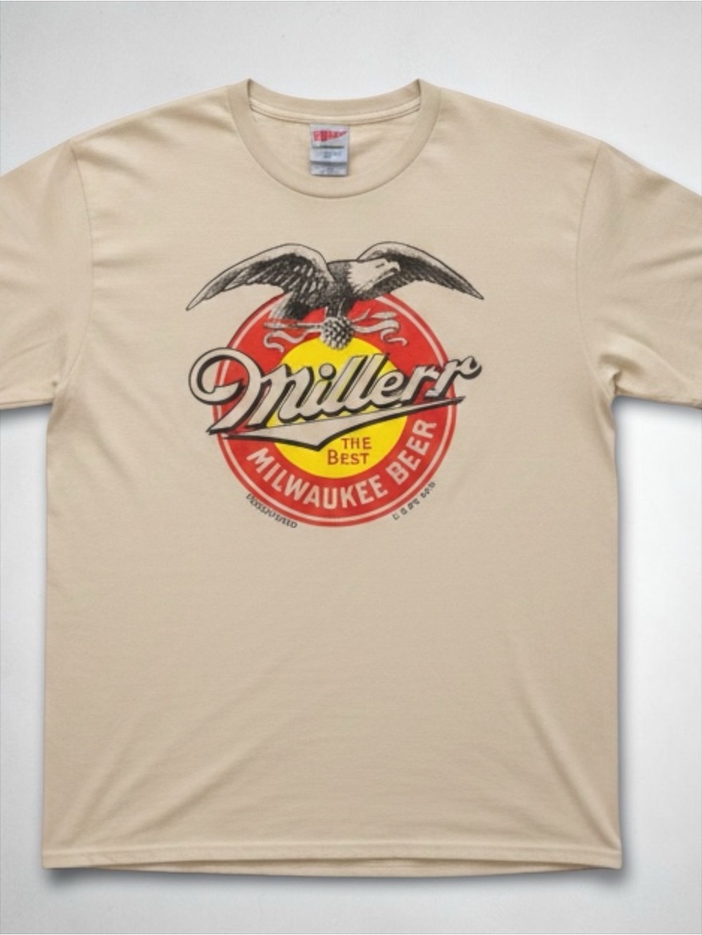 Miller High Life Graphic T Shirt Eagle Logo Beer Tee Mens Medium NWT